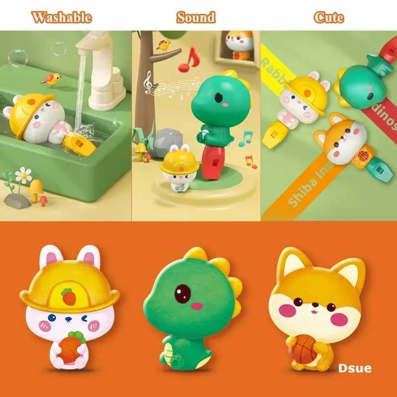 Cute Animal Rabbit Baby Whistle DinosaurDog Whistling for Kid Early Learning Musical Instruments Toys for Toddlers 13 Gift C250913