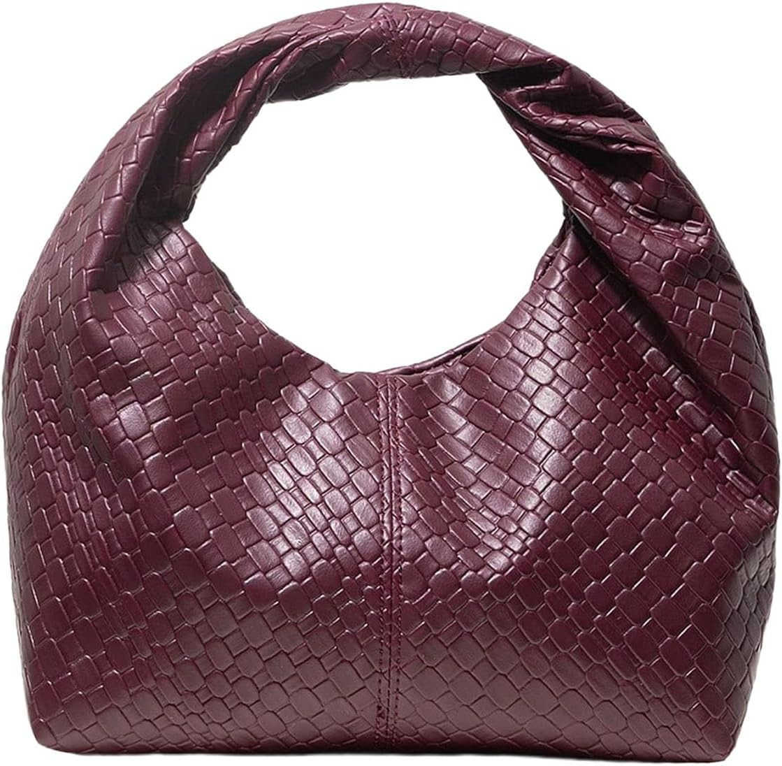 Womens Ruched Hobo Mini Handbag Clutch Purse Dumpling Pouch BagW250912