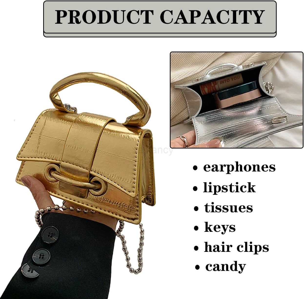 Mini Crossbody Bags Womens Y2K Purses Top Handle Crossbody Bag Clutch Shoulder Handbag for Cocktail Party Prom WeddingW250913