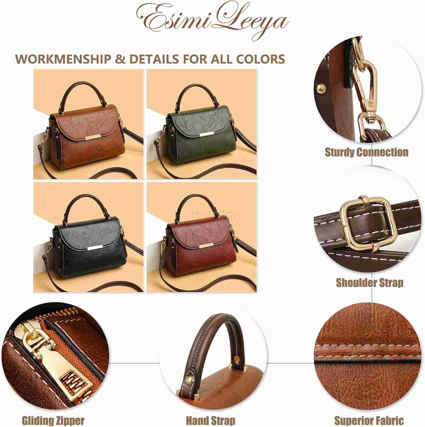 Small Satchel Purses for Women with Top Handle Womens Crossbody Shoulder HandbagsW250913