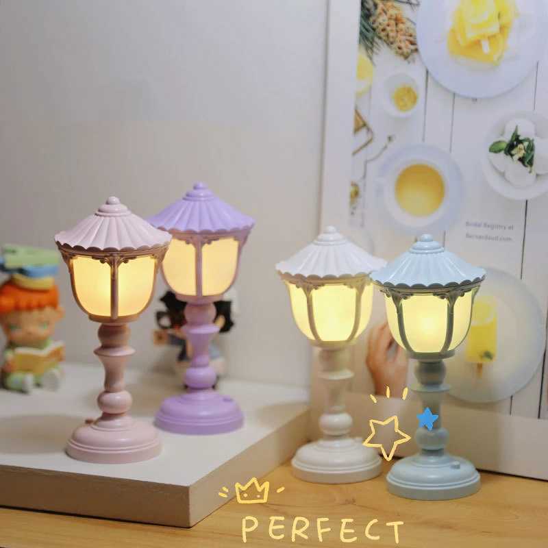 LED Night Light Mini Retro Nightlight Decorative Table Lamp Warm Light Atmosphere Lamp Kids Room Bedside Bedroom Decor C250913