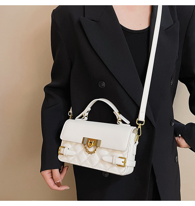 Free Shipping Designer Bag Quilted Handbag 2025 New Trend Retro Luxury Bag Versatile Small Square Bag For Women Winter High-end Versatile Crossbody Ba