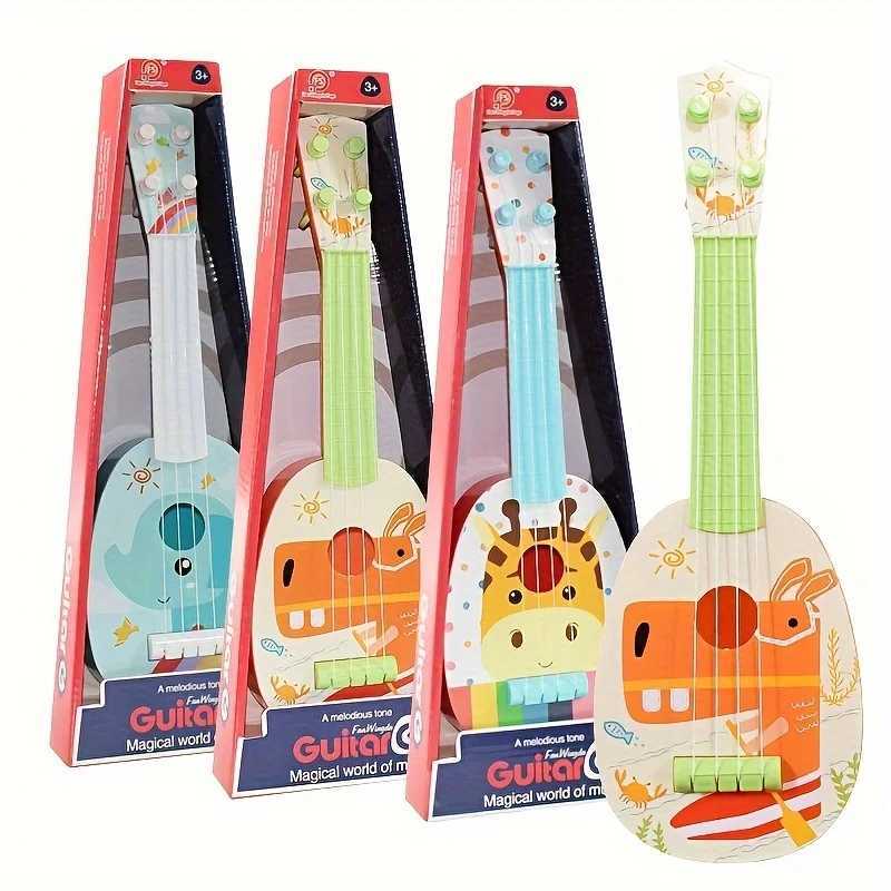 1pc 14inch Toddler Ukulele Guitar Fun Compact Musical Toy BeginnerFriendly Design Engaging Educational Tool C250913
