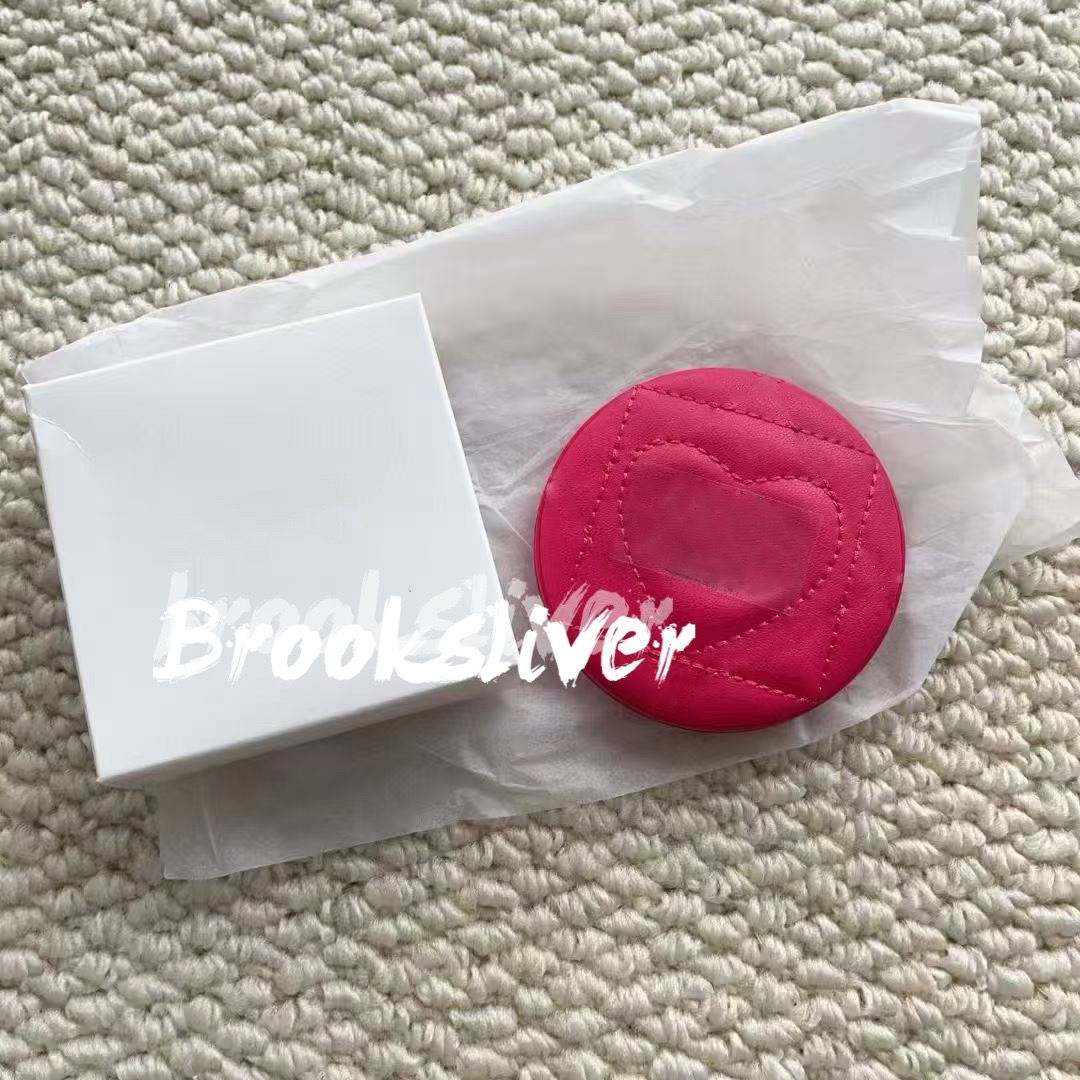 makeup gift hot pink double size mirror fashion collection heart D party gift