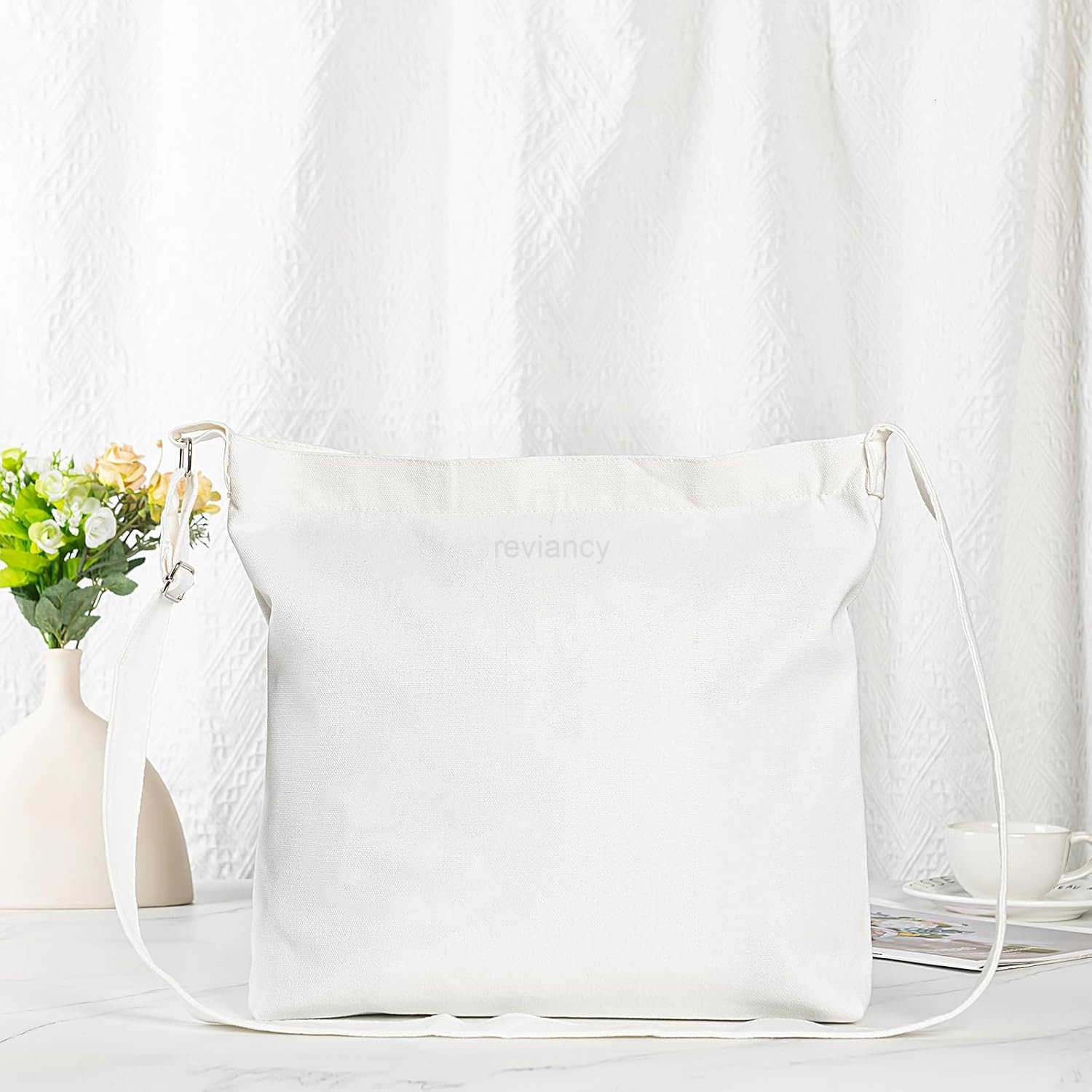 Womens Large Canvas Shoulder Bag Hobo Tote Handbag Casual PurseW250913