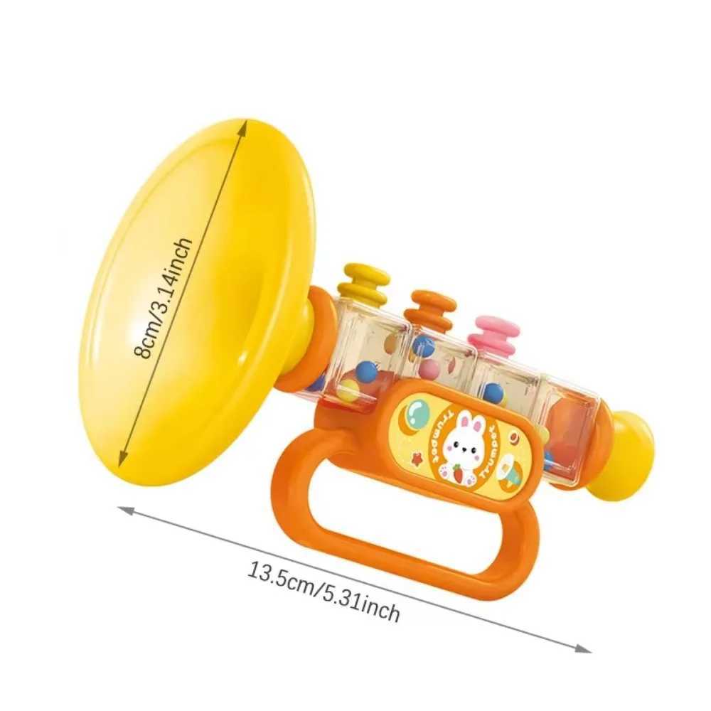 Cartoon Rabbit Trumpet Mini Multi Function Playable Musical Instrument Funny Early Educational Creative Learning Horn Toy Gift C250913
