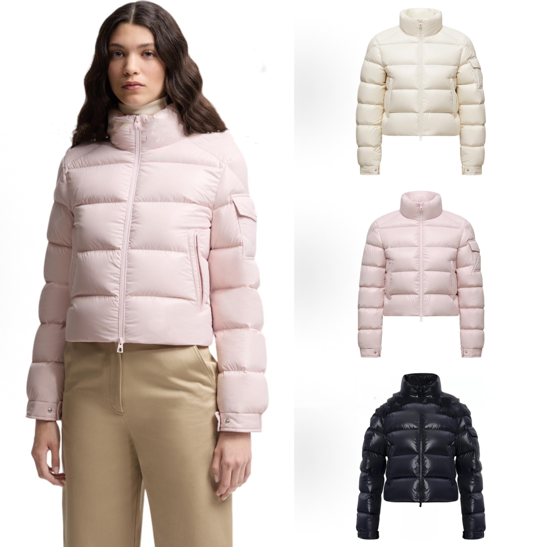 Designer Women's Down & Parkas Classic short bread jacket Leisure luxury daily simple and popular bread clothes for commuting