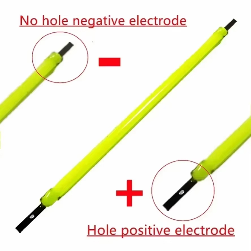 100PCS Per Box 3V 38mm LED Filament Multicolour COB Edison Bulb Lamp Incandescent Light Diodes Accessories Holiday Lighting