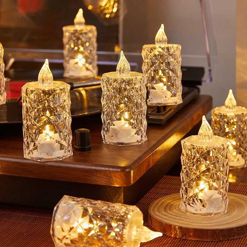Electronic Candle Night Light Atmosphere Light Courtship Proposal Electronic Candle Christmas Decorations Light C251122