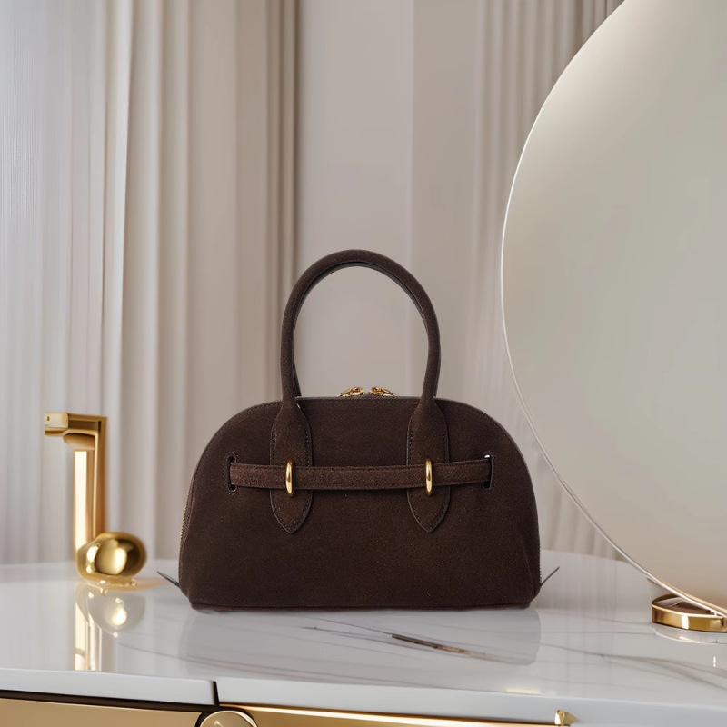 HERONG 2025 New Large Capacity Fashion Women's Handbag Autumn/Winter Vintage Premium Bag Single Shoulder Shell Bag