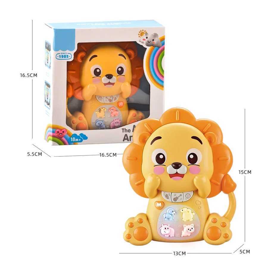 Multifunctional Baby Music Toy Electronic Cartoon Animal Music Keyboard with Lighting ParentChild Interactive Sensory Toys C250913