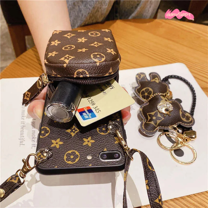Lanjia- Trendy Brand Compatible Apple 15 Phone Case 13 Luxurious Small Flower Iphone 11 Crossbody Strap 12 Pro Max Zero 0C0ec ddmythur