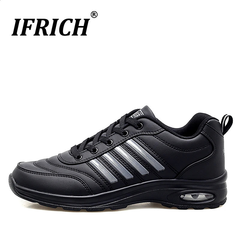 Waterproof Golf Shoes for Man Women Leather Professional Men Rubber Golf Sport Shoes Walking Sneakers Male Cushion Black White 250912