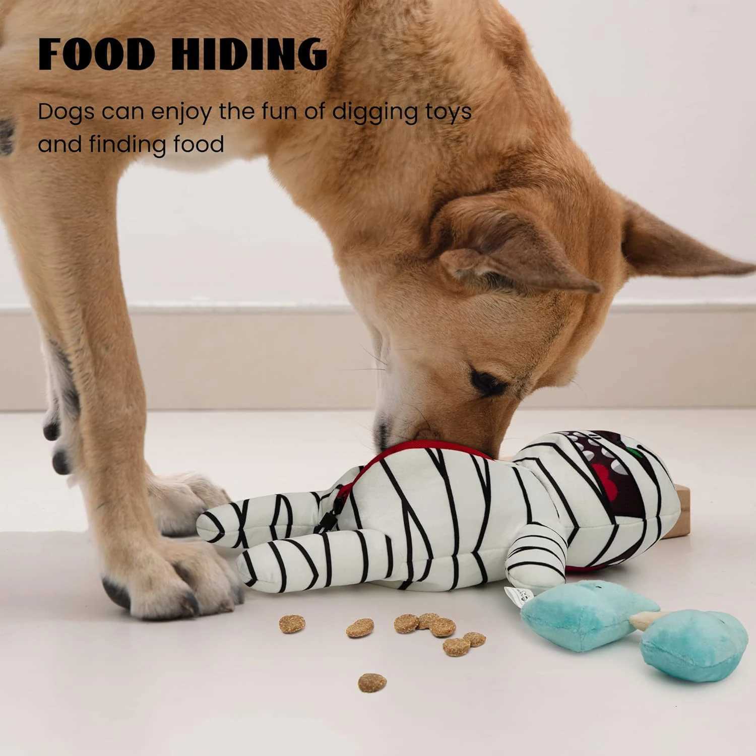 Halloween Zombie Mummy Dog Toys with Organs Funny Cool Squeaky Dog Chew Toys for Puppies Dog Training Hide and Seek Supplies X250913