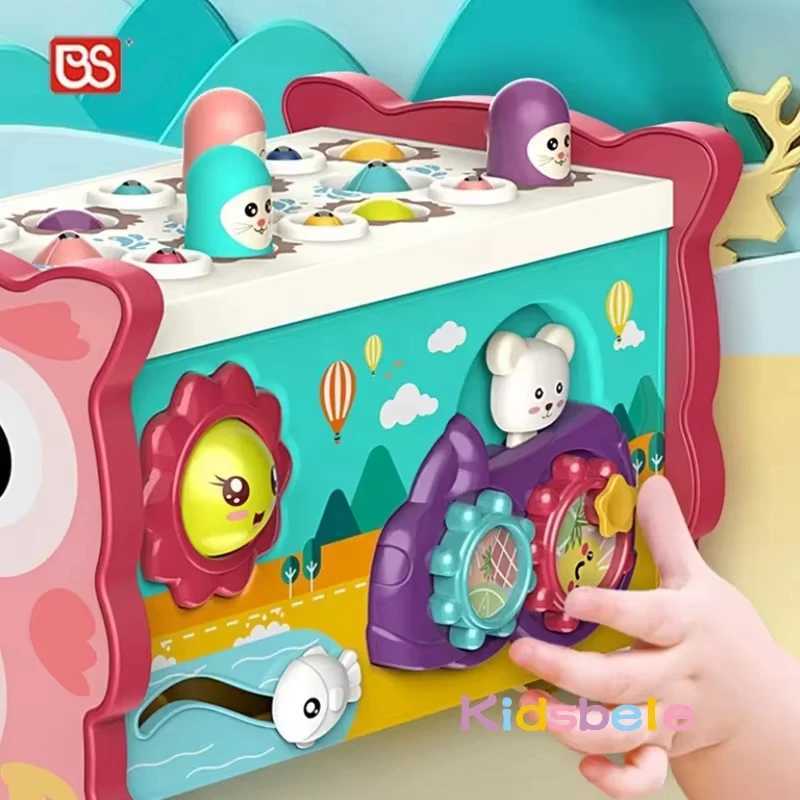 Multifunctional Xylophone Playing Color Fishing Toy Whackamole Toy Digital Clock Preschool Educational Toy for Child C250913