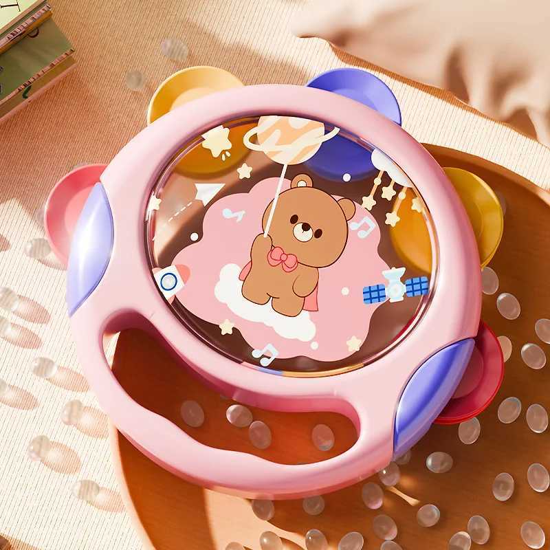 Baby toys handheld drums percussion instruments baby handheld tambourines C250913