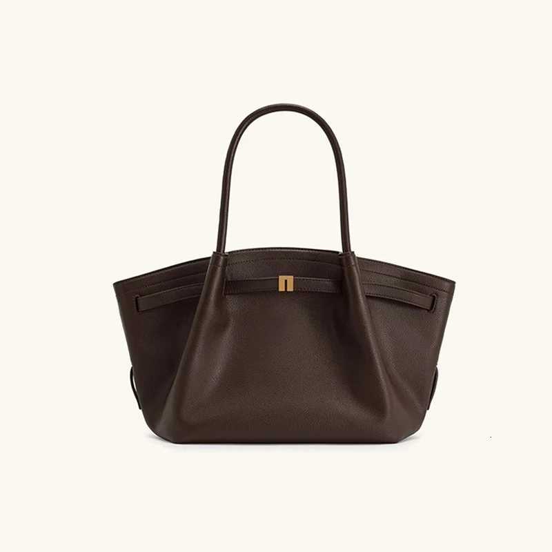 2025 Womens Fashion Commuter Leather Handbag Large Capacity Suede Shoulder Commuter Dumpling Bag Shoulder Bag L250912