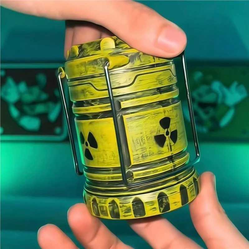 Decorative LED Mini Nuclear Reactor Lantern Apocalypse Style Couple Prank Night Light Halloween Gift Home Decor Novelty Lamp C250913