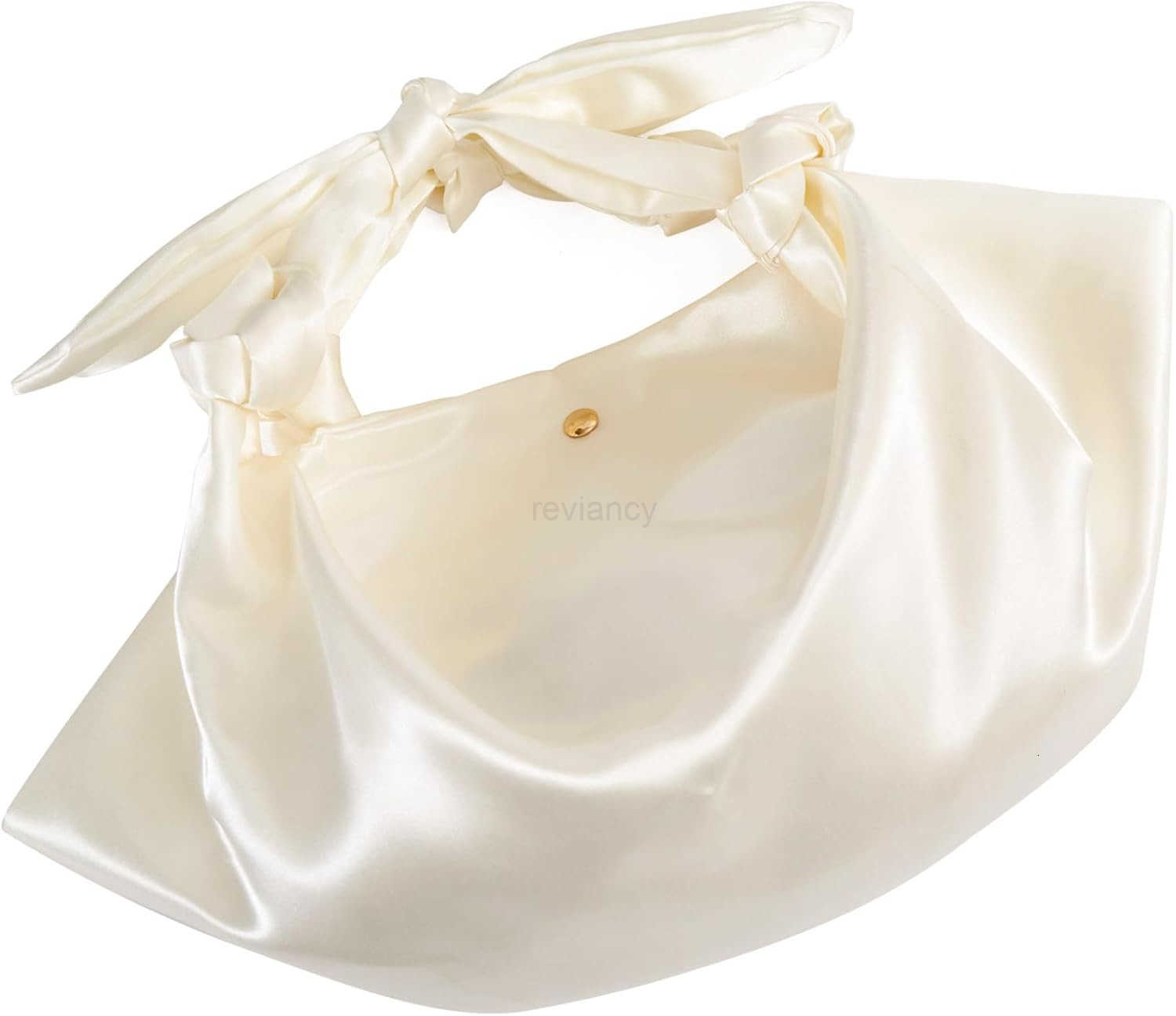 Clutch Purse with Knotsadjustable Silk Tophandle Knots Evening Bag for Women Wedding Party Pure handmade HandbagW250913