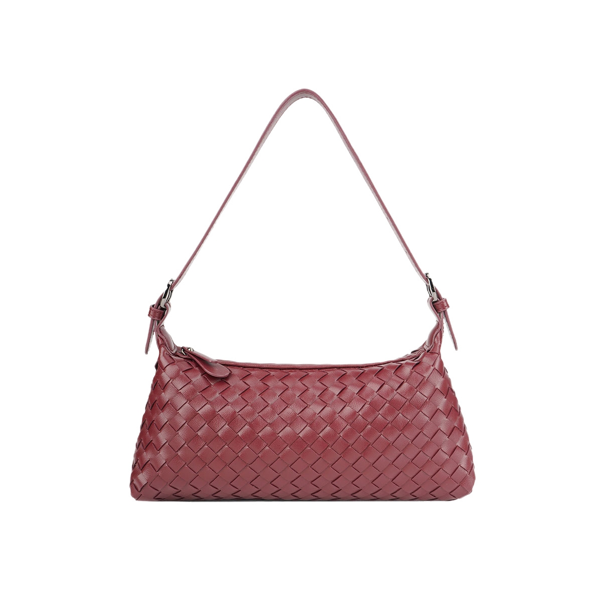 HERMIN 2025 new woven bag with high-end feel, women's armpit baguette bag, shoulder bag, women's handbag, crossbody bag