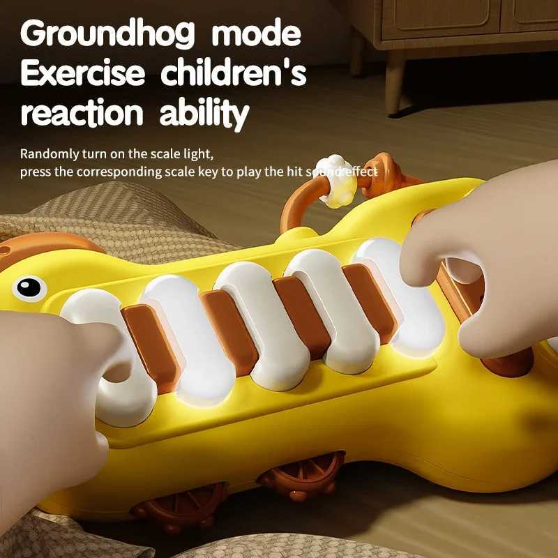 Baby Piano Music Toys Education MultiFunctional Sound Light Deer Finger Interactive Musical Toys for Boys Girls 6 12 Months C250913