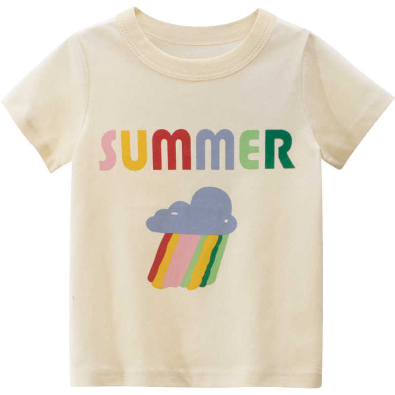 Children's Clothing 2024 Summer New Products Girls' Short Sleeve T-shirts Baby Clothes