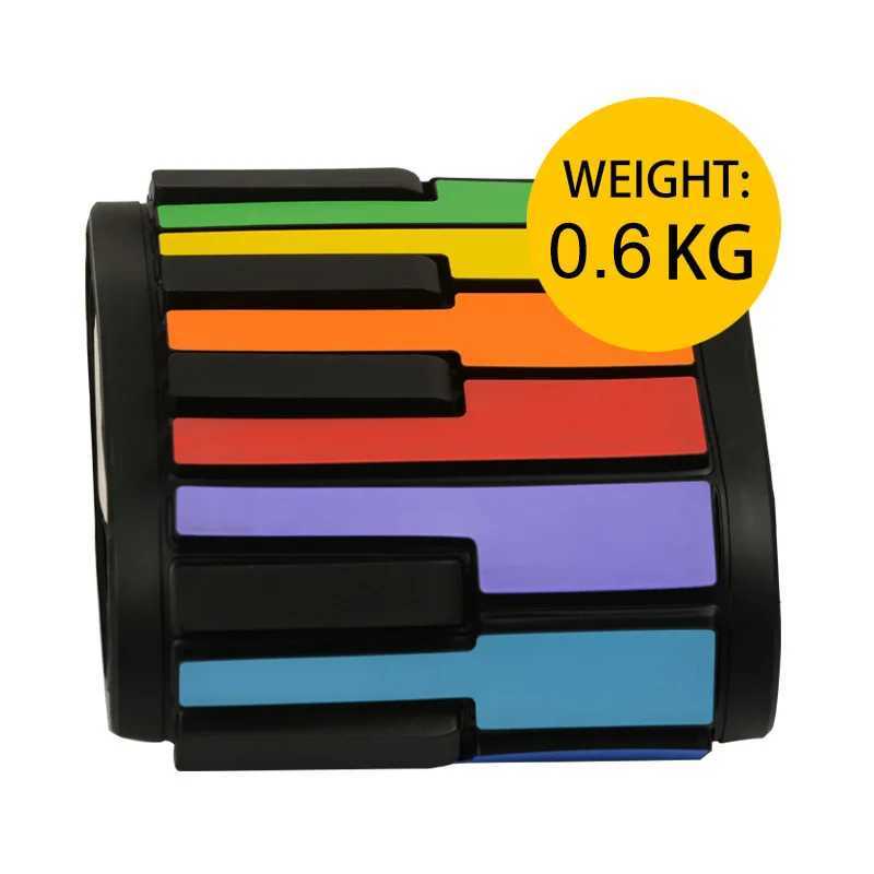 Rainbow Color Handroll piano keyboard Waterproof 49 Keys piano toy for kids music toy Piano Silicone Rechargeable Kids Child C250913