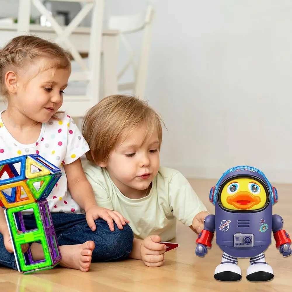 Baby Duck Toy Musical Interactive Toy Space Elements for Infants Babies Kids Gifts Electric with Lights and Sounds Dancing Robo C250913