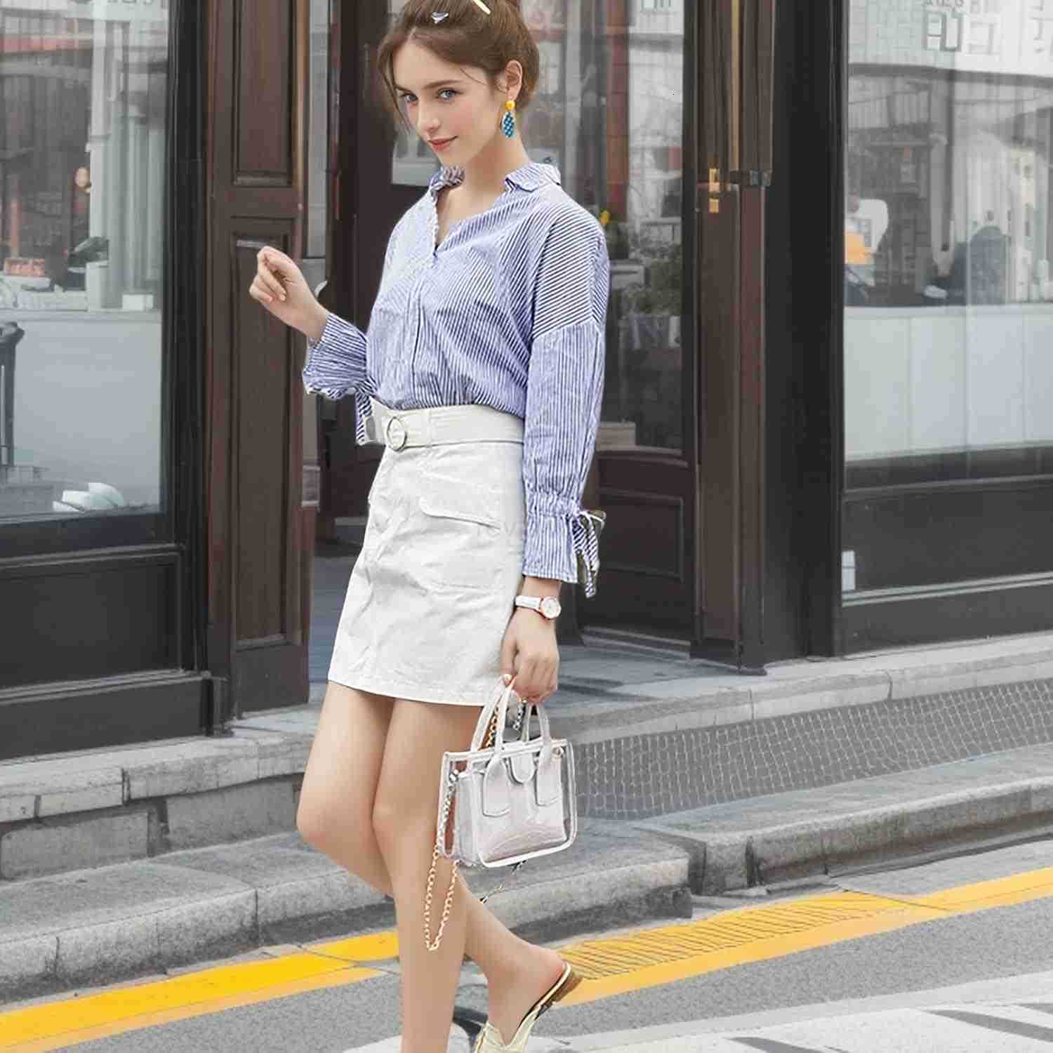 Clear Crossbody Purse Clutch Purses for Women with Detachable Bag Insert Chain Shoulder Strap Clear HandbagW250913