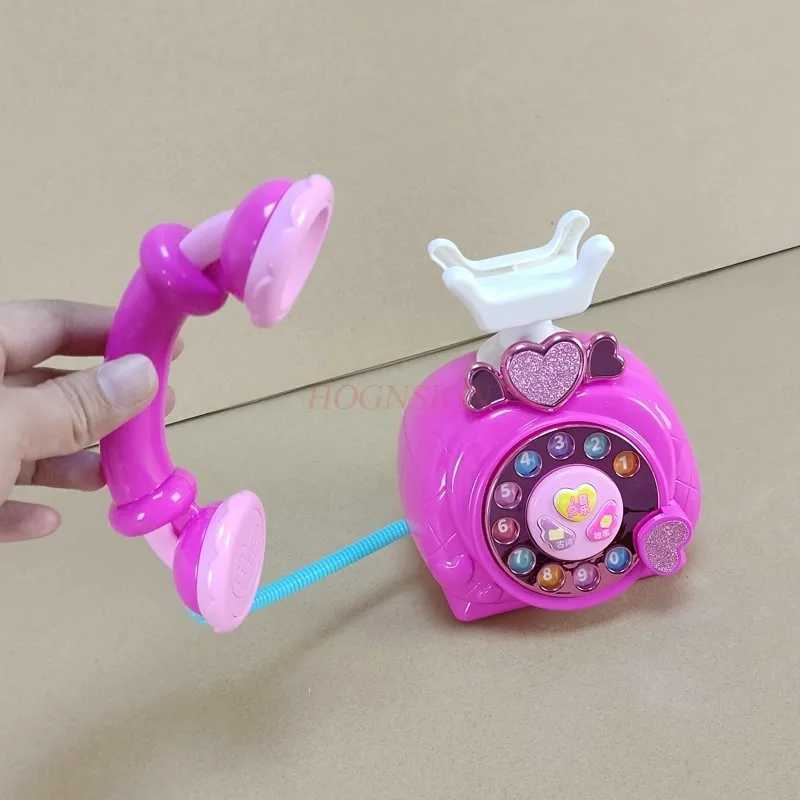 old childrens phone Toys Princess Phone Emulation landline Early Education Puzzle Girl Baby Phone 23 Years Old Y250913