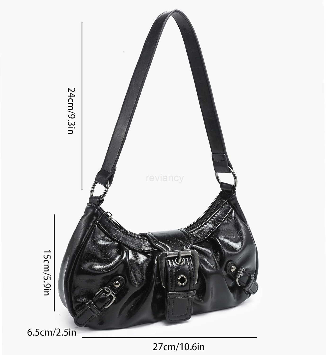 Shoulder Bag for Women Top Handle Handbag Purse Y2K Hobo Clutch Small Punk Purse TrendyW250913