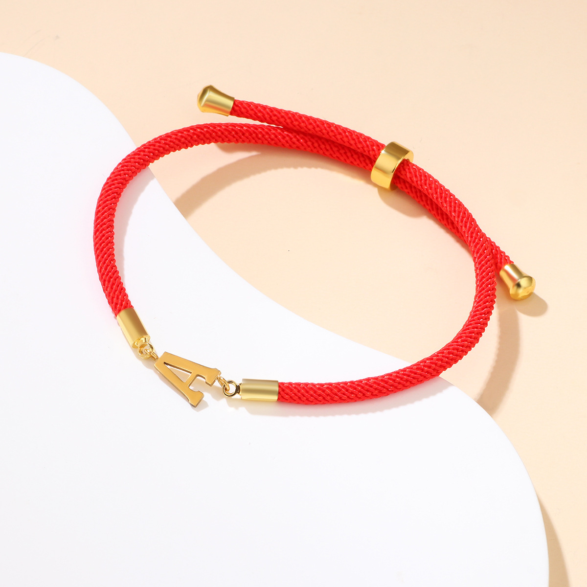 New Braided Colorful Bracelet with Rhinestones 26 Letter Fashion Trendy Jewelry ddmymoon