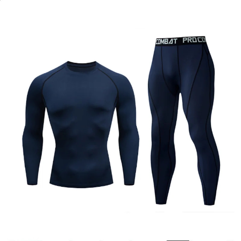 Fitness Clothes Tights MenS QuickDrying LongSleeved Sports Underwear Suit Football Training Basketball Base Ski Four Seasons 250912 - view 6