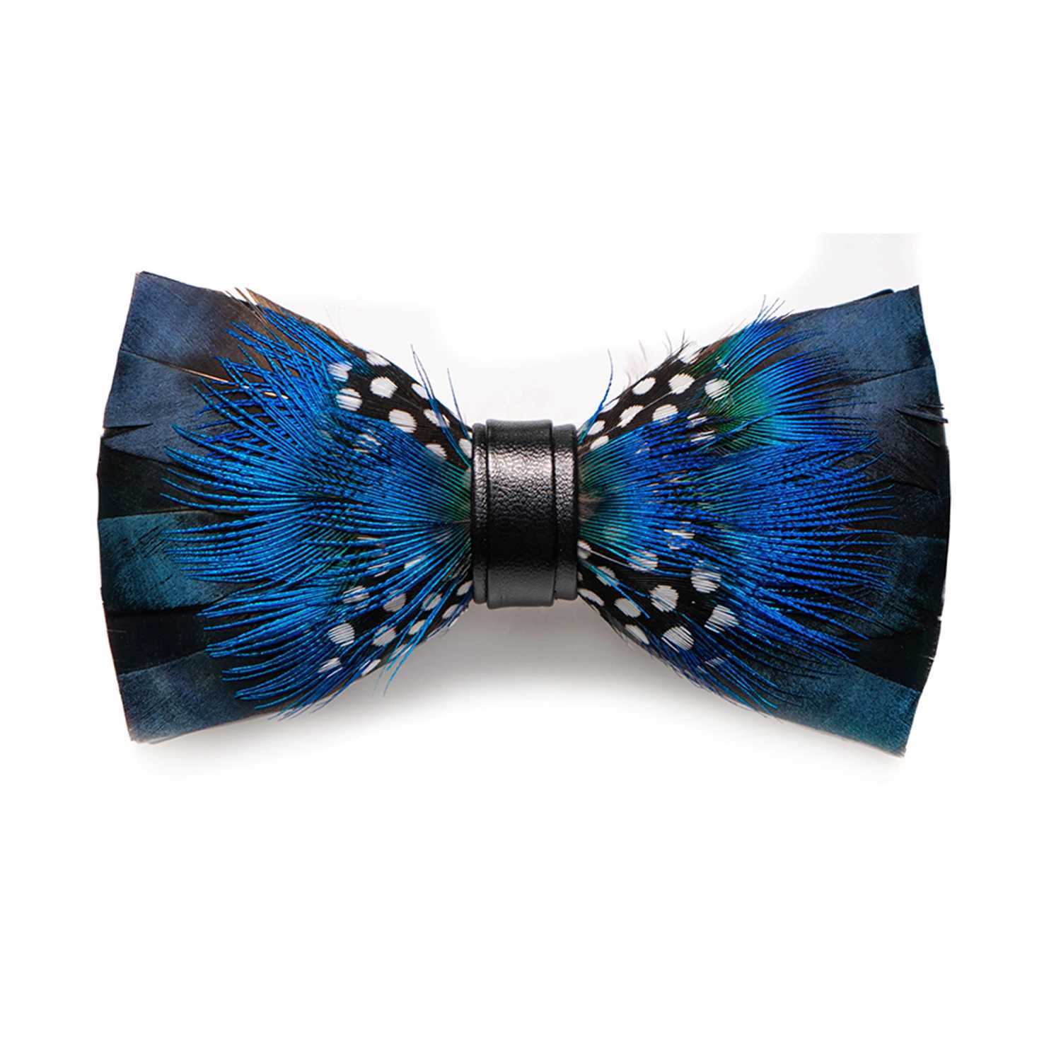 JEMYGINS New Design Mens Wedding Bow Tie Fashion Handmade Feather BowTie Gift for Birthday Party Men Bow Tie Suit Accessories H250912