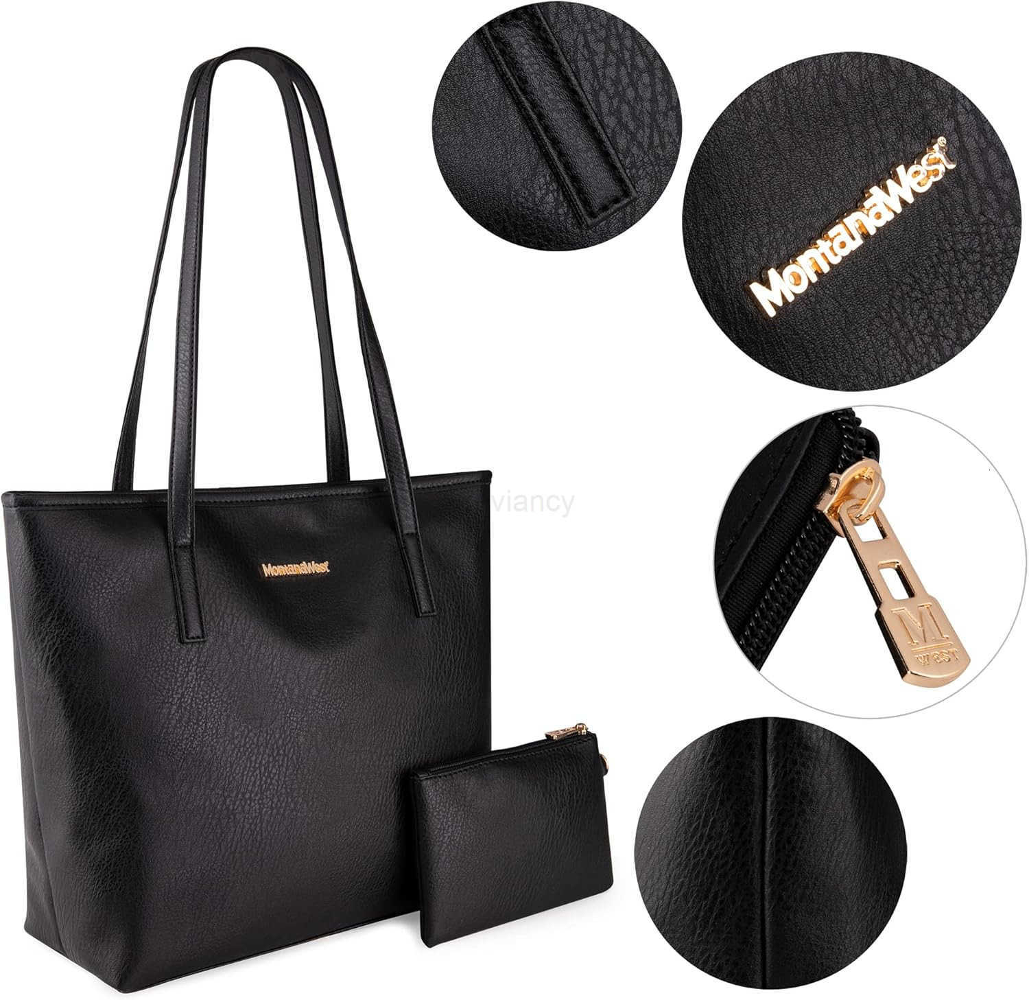 Tote Bags Vegan Leather Purses and Handbags for Women Top Handle Ladies Shoulder BagsW250913