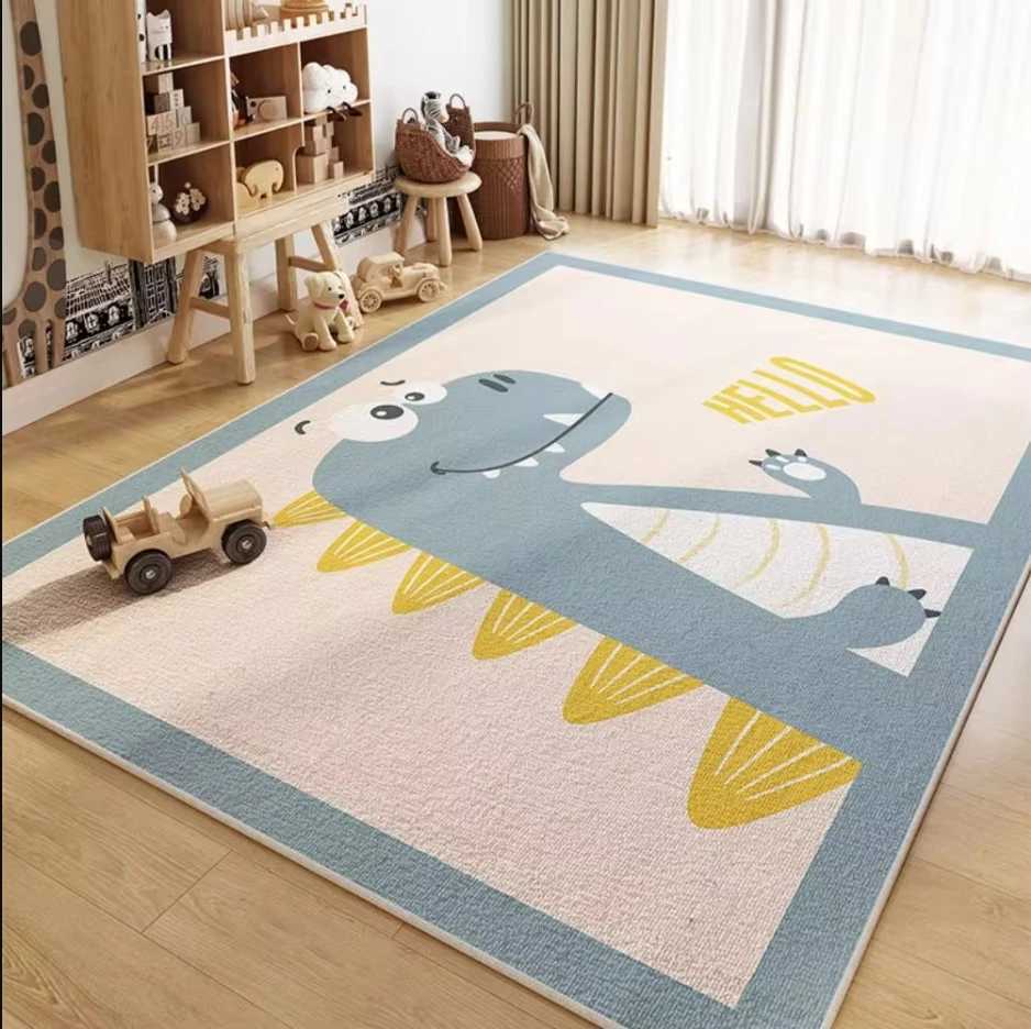 VIKAMA Childrens Room Carpet Living Room Study Toys Reading Area Baby Crawling Mat Bedroom Dirt Resistant And Easy To Care Mat C250913