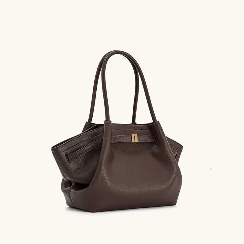 2025 Womens Fashion Commuter Leather Handbag Large Capacity Suede Shoulder Commuter Dumpling Bag Shoulder Bag L250912