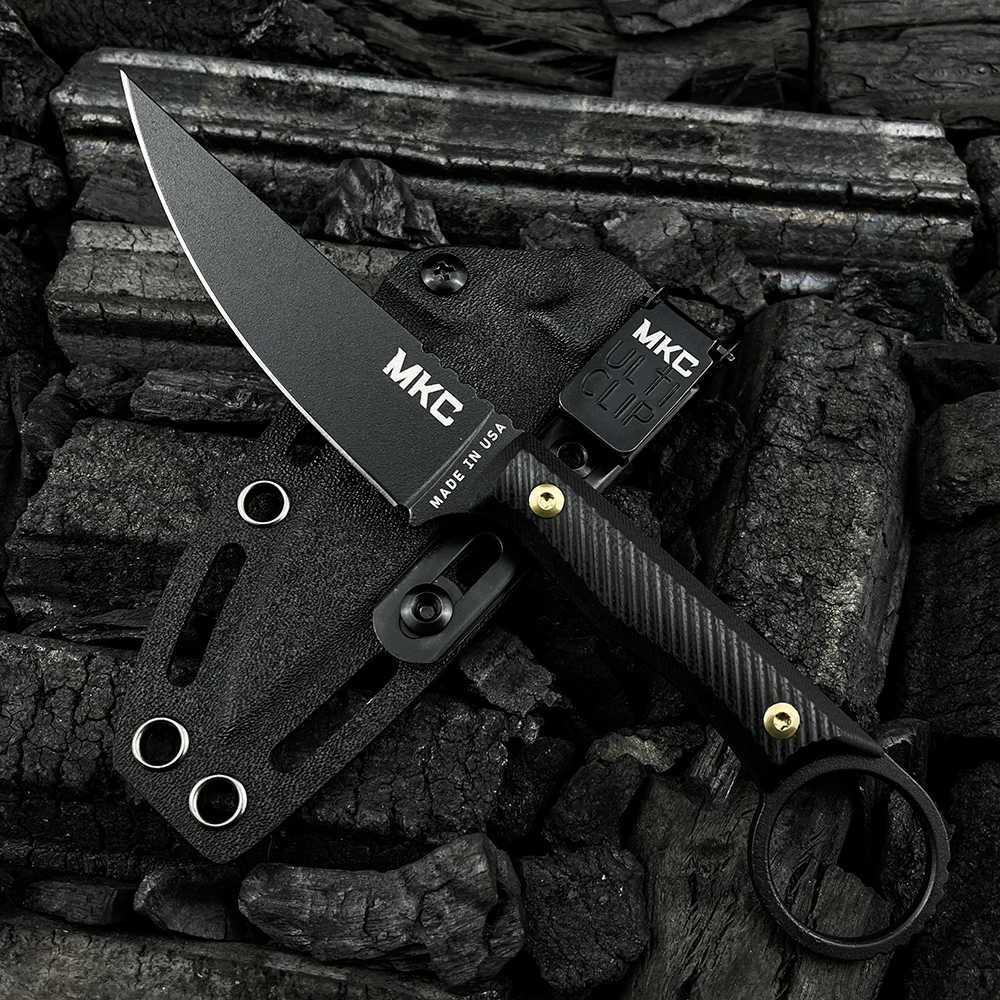 MKC WARGOAT Fixed Blade Knife Magnacut Stainless Steel blade G10 Handle tactical knife Outdoor Hunting self defense EDC Knife S250913