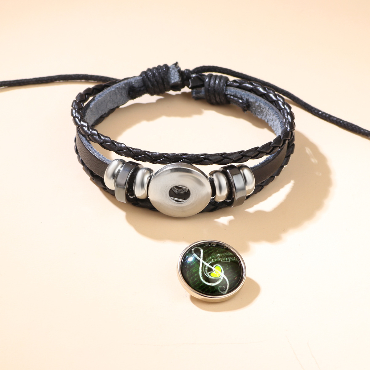 New Musical Note Luminous Bracelet for Men and Women, Korean Style Trendy Personality Jewelry, Birthday Gift, Fashionable ddmymoon