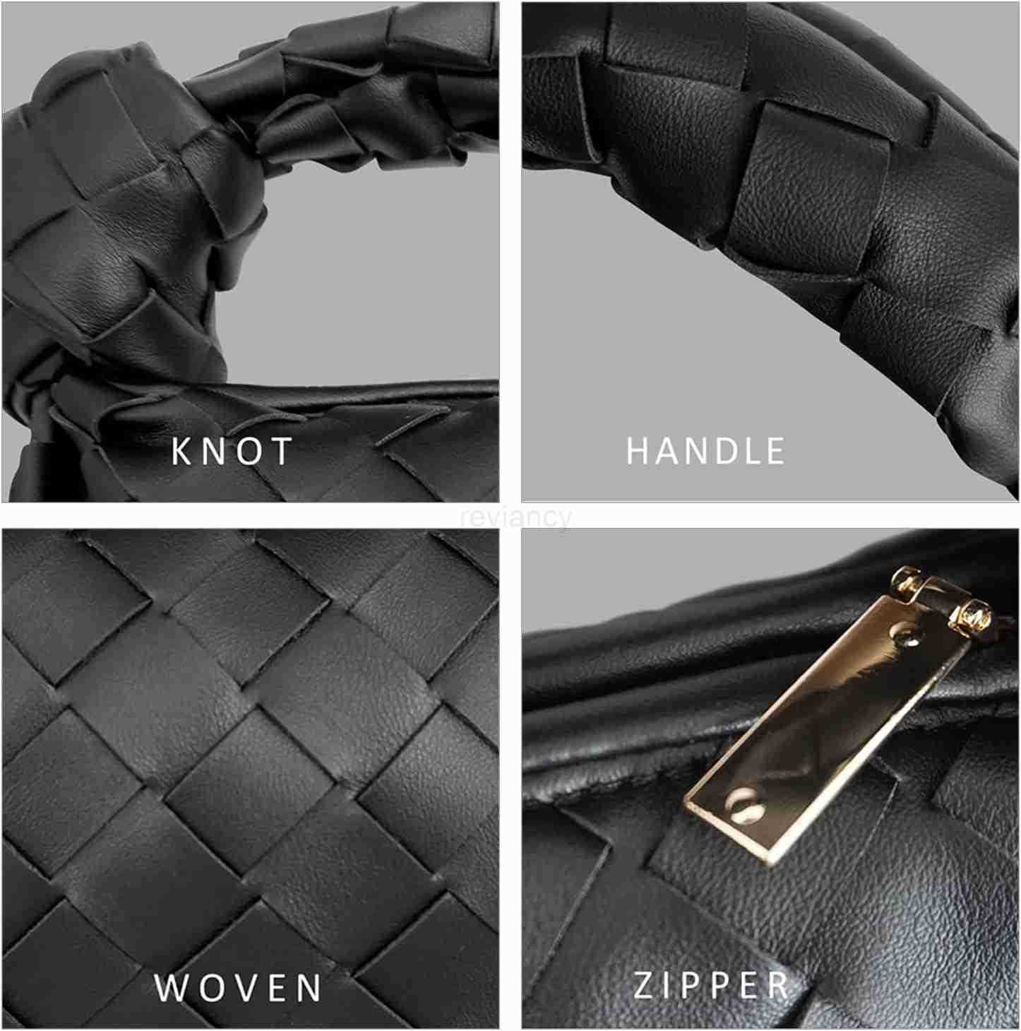 Small Knotted Hobo Bag for Women Fashion Dumpling Top Handle Handbag Soft PU Leather Purses 2025W250913