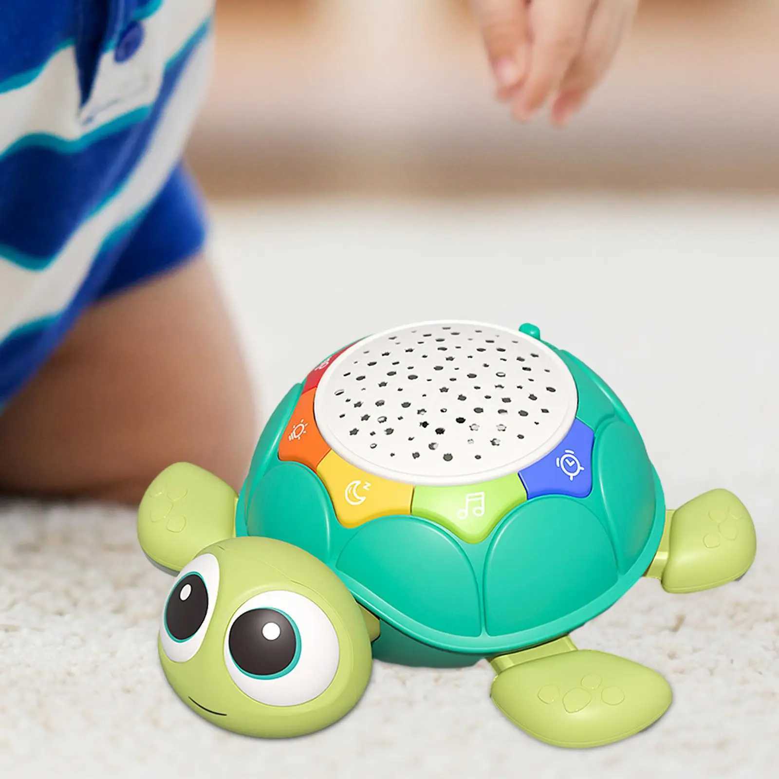 Turtle Musical Crawling Baby Toys Birthday Gift Starlight Turtle Infant Toys for Infant Toys 6 to 12 Months Girls Boys Baby C250913
