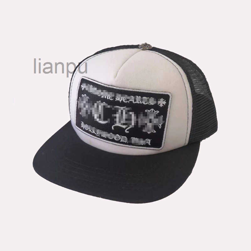 Hat Designer Embroidered Chromed Luxury Cross Caps High Quality Brand Trucker Black Male Female Fashion Luxe Classic Baseball Chrome Cap 959