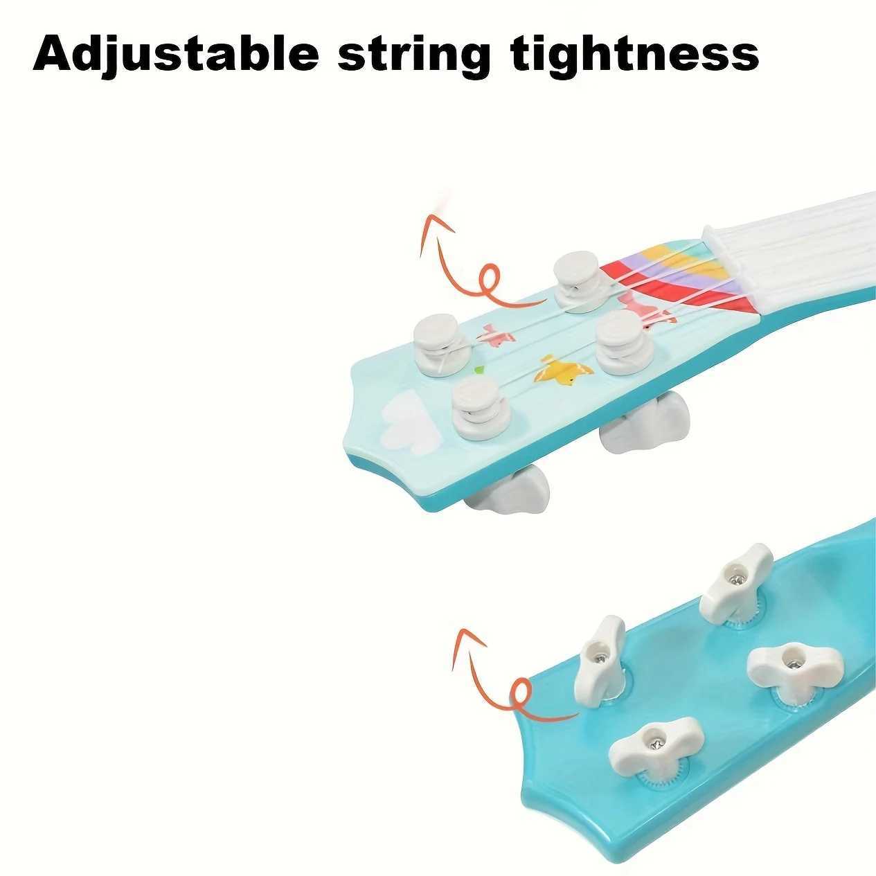 1pc 14inch Toddler Ukulele Guitar Fun Compact Musical Toy BeginnerFriendly Design Engaging Educational Tool C250913