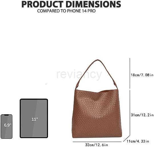 Tote Bag for Women Tophandle Shoulder Bag Hobo Bags Soft Vegan Trendy Handbag Purse Lightweight UnderarmW250913