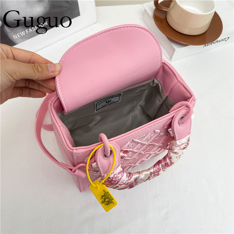 Guguo Free Shipping Blue Delicate Princess Designer Diana Bag For Women New High-value Exquisite Ins Luxury Handbag Socialite Outing Crossbody Bag
