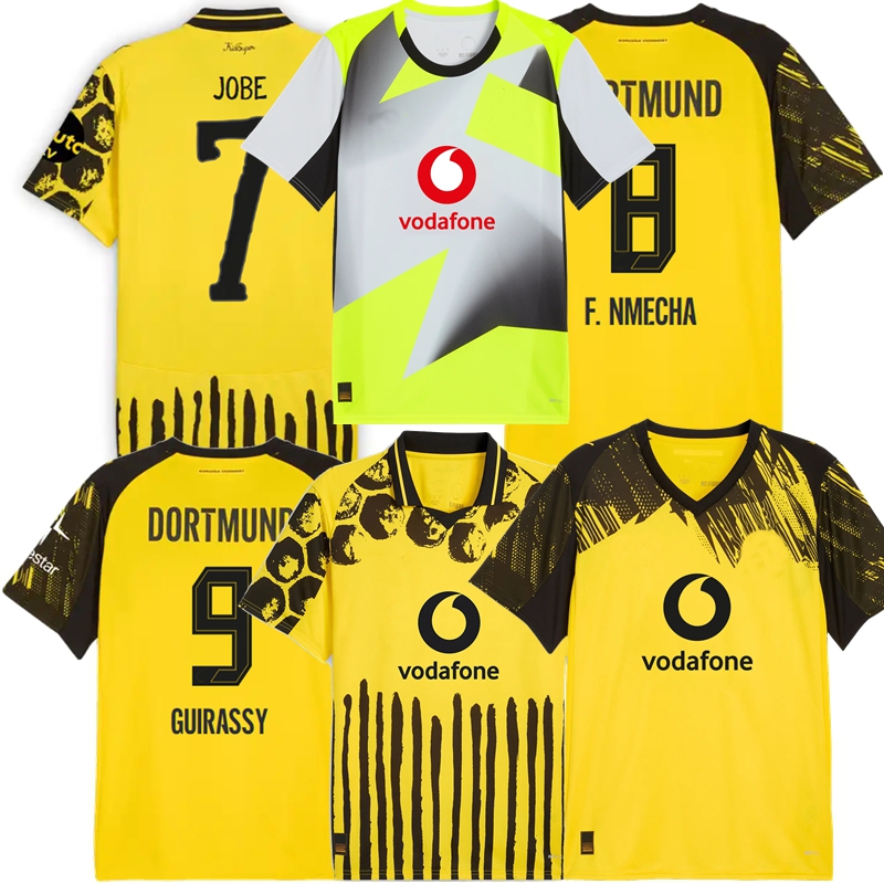 2025 2026 Dortmund GUIRASSY JOBE soccer jerseys SABITZER RYERSON ANTON BRANDT MALEN F.NMECHA EMRE CAN YAN COUTO SVENSSON 25 26 football men and kids shirt