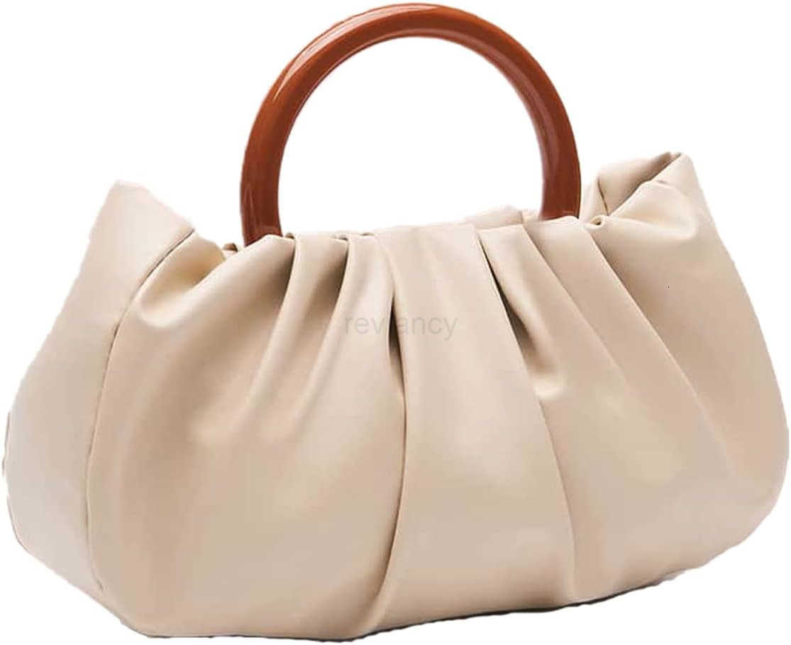 Womens Ruched Small Handbag Clutch Purse Dumpling Pouch BagW250913