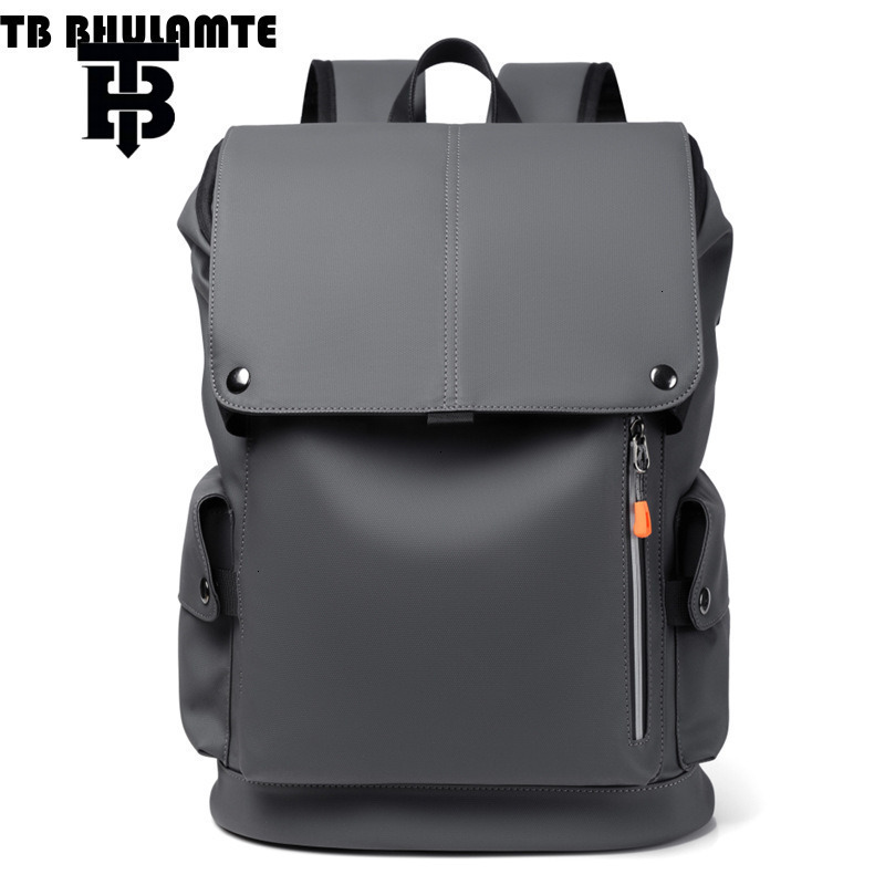TB BHULAMTE Designer Leather PU Backpack Luxury Bag Fashion Cool Neutral Backpack Luxury Bag Multi Functional Personalized Laptop Backpack