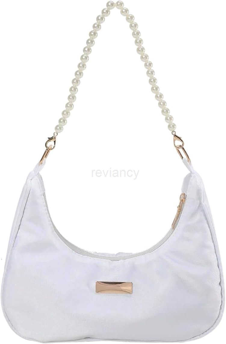 Womens Pearl Top Handle Shoulder Handbag Floral Hobo BagW250913