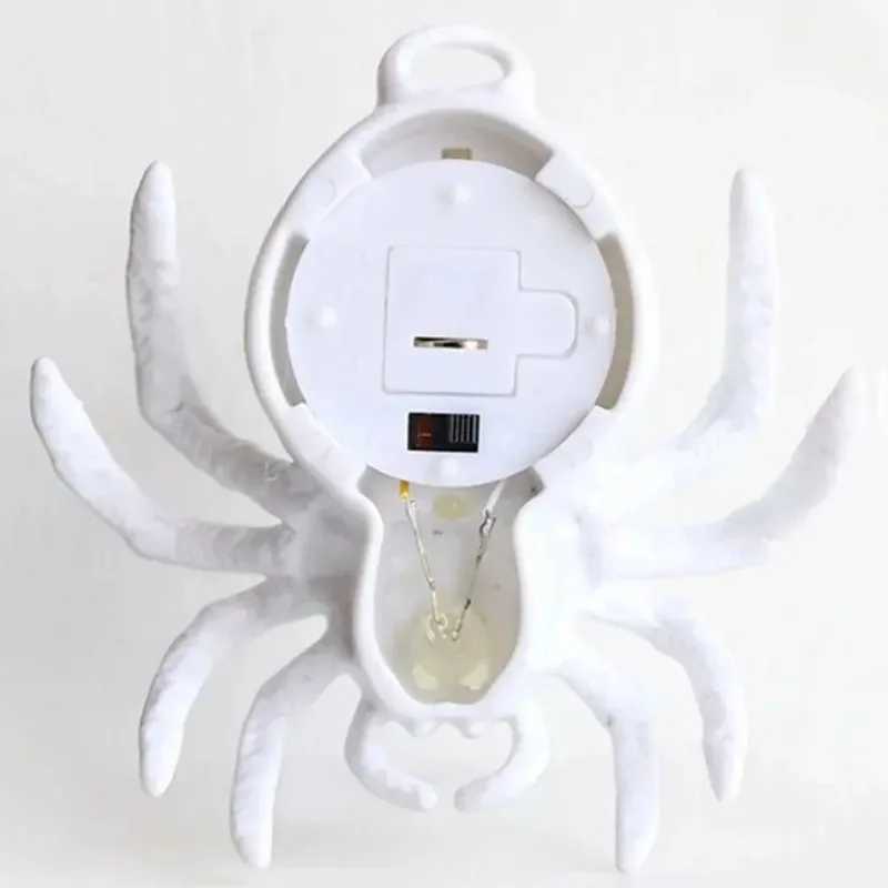 Floating Hanging LED Spider Lights Halloween Party Decoration Waterproof Cobweb with Bright Illuminated Spiders for Garden Yard C250913